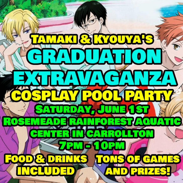 Ouran Graduation Pool Party